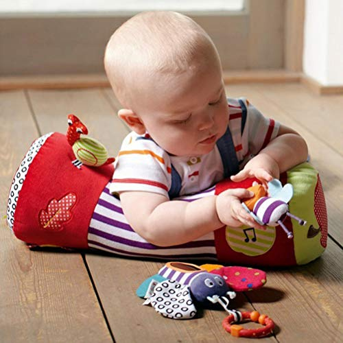 Generic Mjuk Babykrypande Rullkudde för Bättre Nöje, Främjar Krypförmåga, Uppmuntrar Krypning, Idealisk för Motorisk Utveckling och Muskelövningar för Glada Bebisar för Föräldrar (Färgrik)