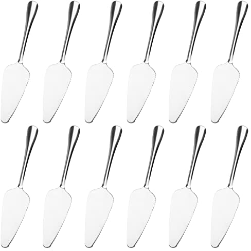 ZEONHEI 12 paletta per torte in acciaio inox, per torte, per matrimoni, per cucine, ristoranti, feste, formaggi, pizza