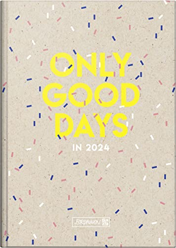BRUNNEN Tageskalender „Good Days“ Modell 795 2024 1 Seite = 1 Tag Blattgröße 14,5 x 20,6 cm natur