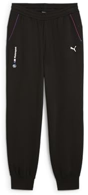 PUMA BMW M Motorsports Essentials+ Fleece Pants Pantaloni della Tuta, Nero+, XXL Uomo