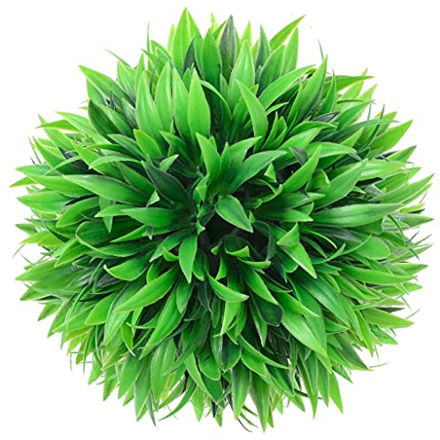 Generico Sfere di Bosso Artificiale 2 pz 20 cm,Verde,0.35kg,315472