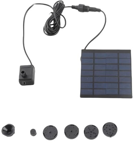 Goshyda Mini Solar Fountain Pump Vattenpump Power Panel Kit Solpanel Vattenpump Trädgårdspool