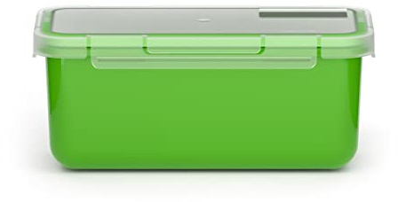 Valira Porta alimentos - Contenedor hermético de 1 L hecho en España, color verde