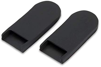 Repose-Pouce de Saxophone Coussin Protection Doigts en Caoutchouc Noir Accessoires pour Saxo Instrument à Vent Lot de 2PCS