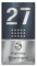 Metzler Edelstahl Funkklingel in Anthrazit RAL 7016 - V2A Edelstahl - Inkl. individuelle Gravur & gestanzte Applikation - Hohe Reichweite - Aufputz-Montage