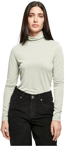 Urban Classics Damen T-Shirt Ladies Modal Turtleneck Longsleeve softsalvia XXL