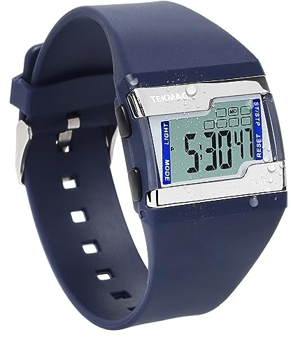 ILAME 10 ATM vattentålig digital armbandsur för simning och dykning med flera funktioner som knästoppur, väckarklocka, kalender och bakgrundsbelysning