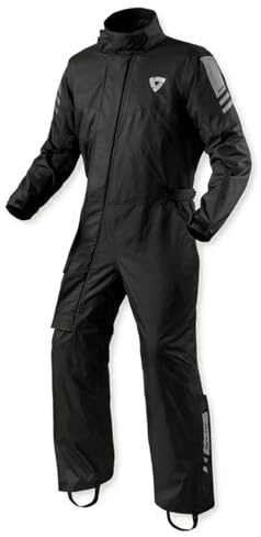 REV'IT! Revit Pacific 4 H2O Tuta antipioggia da moto in 1 pezzo, nero, M