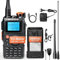 BAOFENG K6 Tri-Band Handheld Amateurfunk, 6W High Power Funkgerät, UHF/VHF/FM/Air Multi Band Empfänger, 2600mAh-Akku mit USB-C Ladefunktion, Programmierkabel, 999CH, Drahtlose Freq-Kopie