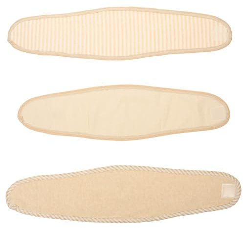 LIFKOME 3 Stück Teiliges Baumwoll Bauchgurt Neugeborenen Bauchschutz Sanft Hautfreundlich Atmungsaktiv für Bauchwärmer zur Nabelpflege und Babypflege Geschenkset