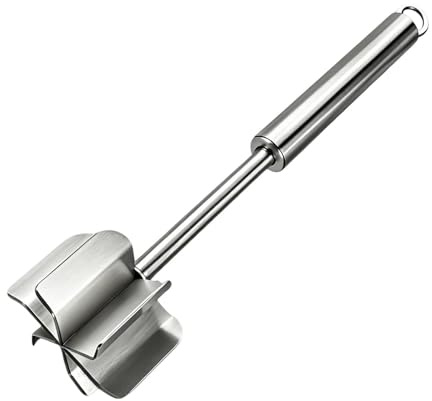 Picadora De Carne Molida - 6 cuchillas acero inoxidable multifuncional,Picador para Hamburguesas de Carne - Para, Verduras, Patata, Zanahorias, Calabaza, Hacer Puré, Picnic Y Repostería