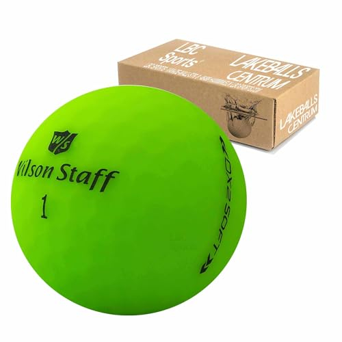 24 Wilson Staff Dx2 / Duo Soft Optix Golfbälle - AAAAA - PremiumSelection - Grün - Mattes Finish - Lakeballs - gebrauchte Golfbälle - im Netzbeutel