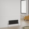 Warmehaus Traditional Radiator Double Column Black Horizontal Cast Iron Style Central Heating Radiator - 300x830mm
