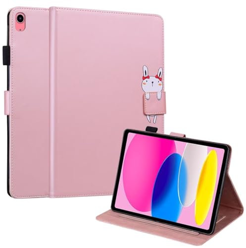 GoodcAcy Case for Oppo Pad Air 10.36 inch Tablet, Premium Leather Business Cover with Auto Wake/Sleep Function Cover for Oppo Pad Air 10.36 inch, Rose gold