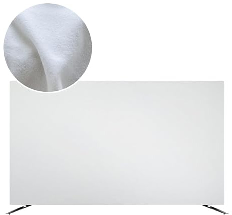 SenhE Housse de Protection TV Universelle pour Intérieur, Chambre à Coucher, Salon, Décoration, Housse Anti-Poussière, Protection d'écran TV à Fixation Murale Incurvée à LED