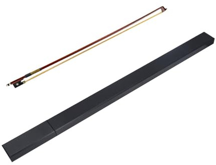 Hard Shell Rosettfodral, Violin Viola Cello Bow Box, Utdragbar Skyddslåda med Mjuk Sammetsinredning för Musiker på Scen, Rehearsal och Transport