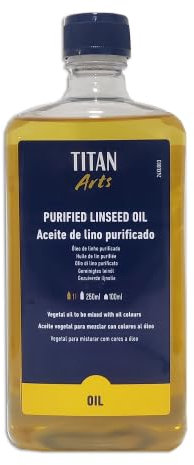 TITAN ARTS - ACEITE DE LINO PURIFICADO TITAN 1 Lt