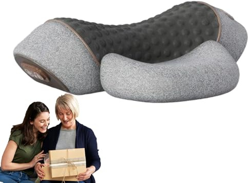 Almohada de masaje cerevical, almohada relajante muscular | aparato de masaje cerevical eléctrico de espuma de memoria ergonómica para cuello hombros espalda cabeza, para mujeres hombres adultos