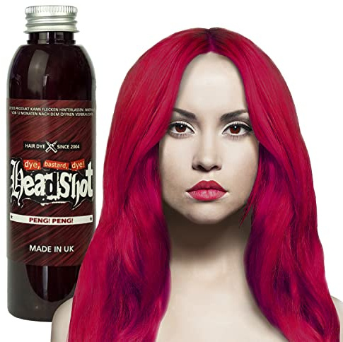 Weinrote Haarfarbe Headshot Peng! Peng!, Semi-permanente Haartönung 150 ml