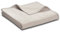biederlack® flauschig-weiche Kuscheldecke I Made in Germany I Öko-Tex Made in Green I nachhaltig produziert I Wohndecke Cotton Uni - Silber aus Baumwolle und Polyacryl I Sofa-Decke in 180x220 cm
