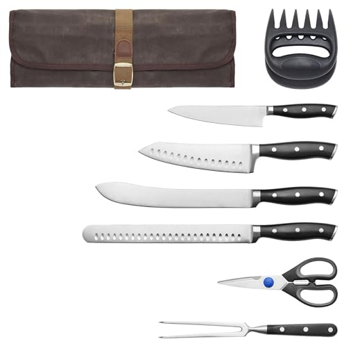 Henckels Forged Accent 9-pc Barbecue Carving Tool Set,Black