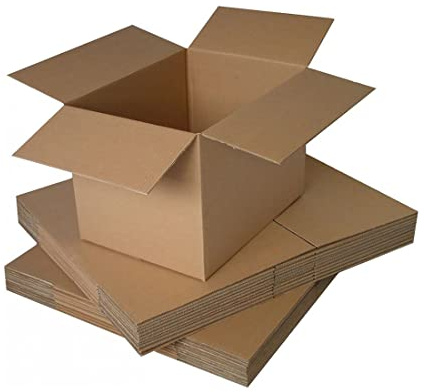 Double Wall Cardboard Shipping Boxes 360 x 256 x 180 mm (14 x 10 x 7 Inch) – Strong Packing Boxes, Pack of 20