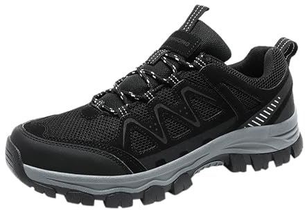 SRZYMJ Schuhe Herren Schwarz Gym Schuhe Damen Arbeitsschuhe Herren Küche Arbeitsschutzschuhe Damen Damen-Laufschuhe Jagdstiefel Winter Hausschuhe Damen Sommer Badeschlapfen Safety Shoes 46