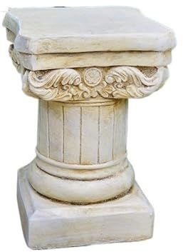 Huangj-0527 Pilares Romanos for Exteriores, Adornos Decorativos for Interiores, Estilo Vintage Europeo, Pedestal, Columna, Soporte for Plantas Columnas de jardín