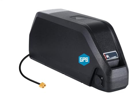 48V 30Ah Ebike Battery with GPS, E bike Battery with Grade A Cell, 50A Smart BMS, 4A Fast Charger, 48V Lithium Electric Bike Batteries for 250W-1700W Bafang&Other Ebike Conversion Wheel, UK Warehouse
