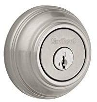 Kwikset 985 15 SMT CP K4 V1 Signature Satin Nickel Double Cylinder Deadbolt with SmartKey - Quantity 1