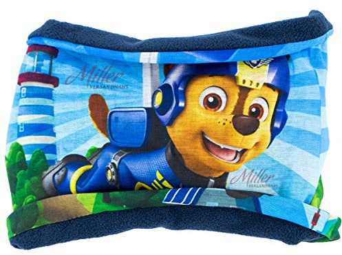 Sun City Bufanda de la Patrulla Canina para niño con diseño de Chase azul/azul marino