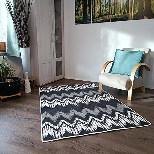 CelinaTex In und Outdoorteppich Carpet XL 120 x 180 cm Design 2 Indoor Outdoor Teppich Balkon Garten Flur Wendeteppich