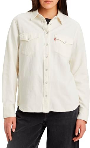 Levi's Damen Iconic Western Hemd,Ecru Crew 4,M