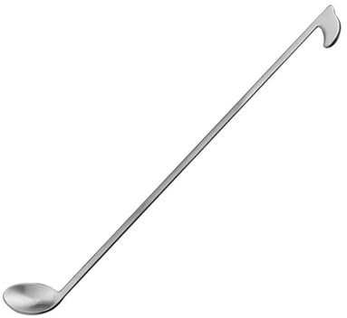 Cucchiaino da caffè a forma di nota musicale, cucchiaio per mescolare caffè, note musicali, in acciaio inox, può essere utilizzato per casa, cucina o ristorante, cucchiaio lucido per uso alimentare