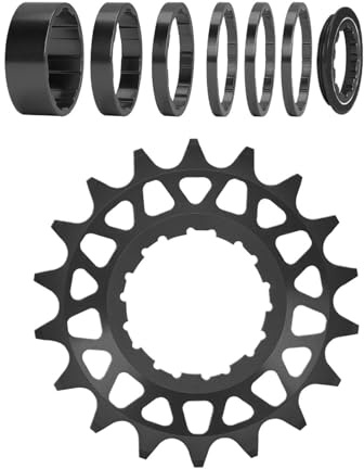 Enväxlat Cykelfrihjul Singlespeed 16T/18T Cykelhjulsväxelfäste | Cykelhjulsdrev Passar För Utomhusbruk Stadscykling Gatucykling Mountainbike Och Landsvägscykling Vuxna Nybörjare Och