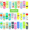 TOPPLAYER Lesezeichen Magnetisch, 30 Stück Niedlichen, Lesezeichen Kinder, Optische Lesezeichen Bunt, Magnetic Bookmarks für Büro Lesebriefpapier (A)