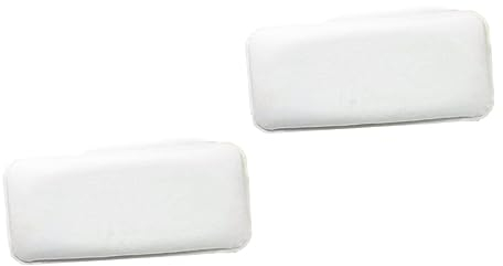 FOMIYES 2 Stück Badewannenkissen Für Badewannenkissen Badematten Für Badewanne Badewannenkissen Badewannenkopfstützenkissen Badewannenkissen Für Erwachsene Weißes Kissen Für