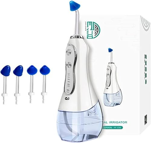 Lavado Nasal, máquina de Enjuague Nasal de 300 ml, Sistema de irrigación Nasal y sinusal Hydro Pulse con 5 Modos y Carga USB