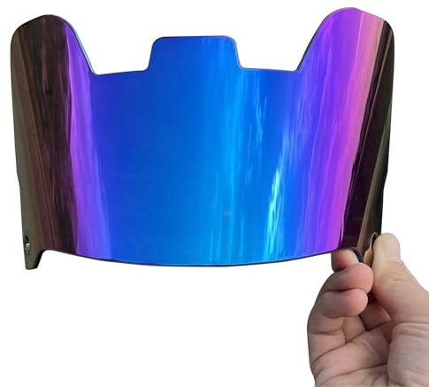 Viseras para cascos de fútbol, protector ocular transparente para jóvenes y adultos, deportes, atletas, protección ocular para adultos