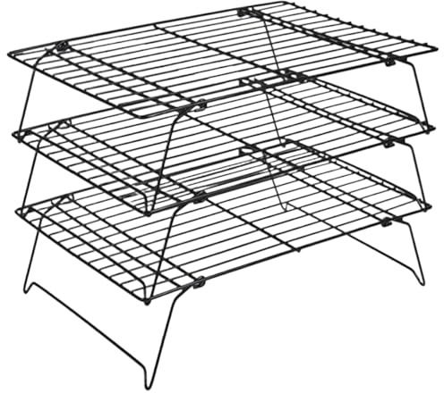 Rejillas Apilables Para Enfriar Hornear – Bandeja Plegable Para Secar Galletas, Accesorio De Cocina Multicapa | Perfecto Para Panaderos Caseros, Chefs Profesionales, Cocina Y Preparación De Repostería