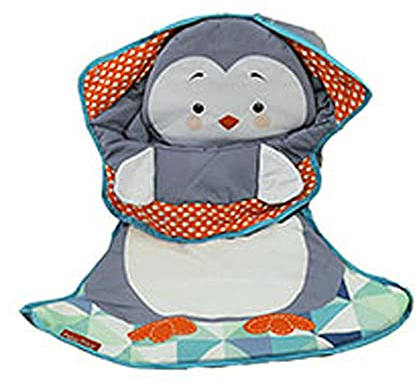 Fisher-Price Ersatzsitz für Sit-Me-Up Bodensitz ~ GKH31 ~ Babyschale mit Tablett ~ Ersatzpolster ~ Pinguin