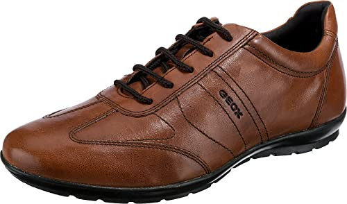 Geox Herren U Symbol Oxfords, Kalb Braun, 43.5 EU
