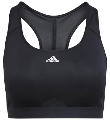 Adidas Powerreact Training Medium-Support Bra Sports, Mujer, Black, XXL (Plus Size)