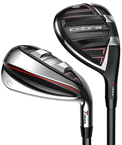 Cobra T-Rail Hybrid-Irons Graphite Senior Right Hand 4 Hybrid, 5-PW
