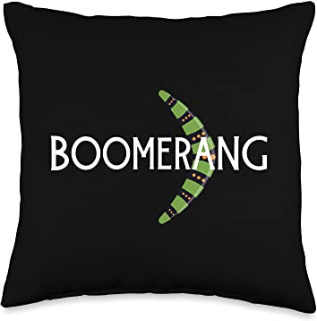Boomerang Thrower Boomerang Lovers Throw Pillow