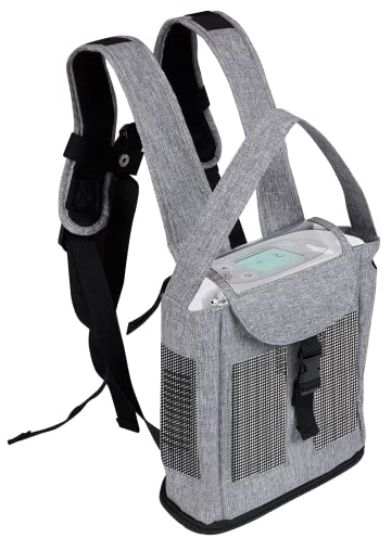 Nogsay Tragbarer Sauerstoffkonzentrator Rucksack Kompatibel mit Inogen One G3 G5 G6,Rove 6,Ultra leichte Sauerstoffmaschine Tragen Mesh Tasche für Reisen im Freien
