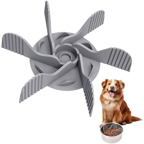 Cuenco de alimentación lenta para perros, cuenco grande con ventosas fuertes para gatos y perros, comedero para mascotas para ralentizar la alimentación, suministros de alimentación para la mayoría de