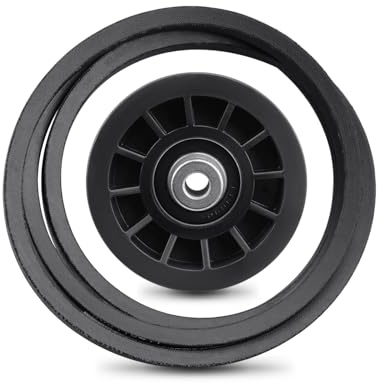 Puleggia folle e cinghia di trasmissione adatta per tosaerba Husqvarna Z254F Z246 Z254, adatta per Poulan Pro PRZ5426KH, adatta per tosaerba Craftsman serie 917378XXX, sostituire 539110311, 539110411