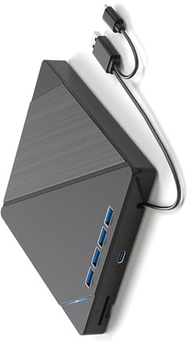 Wsdsgz Veloce Velocità Dvd Esterna Drive BluRay Drive Compatibile Spine Giocare Per Sistemi Leggero Dvds Bruciatori Per Viaggio