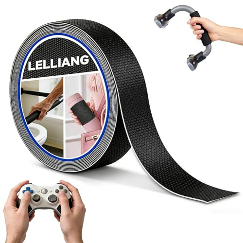 Rubber Grip Tape Kit, Roll of Anti Slip Rubber Tape Self Adhesive Tapes
